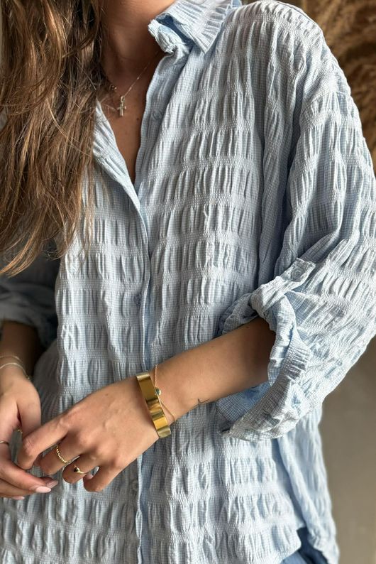 Hey Sucker Blouse Baby Blue /7=